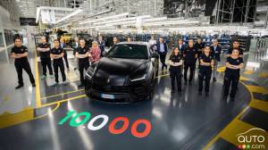 Lamborghini Builds its 10,000th Urus SUV